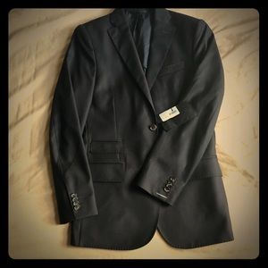 J Lindenberg/ Loro Piana Slim Fit Blazer (Brown)